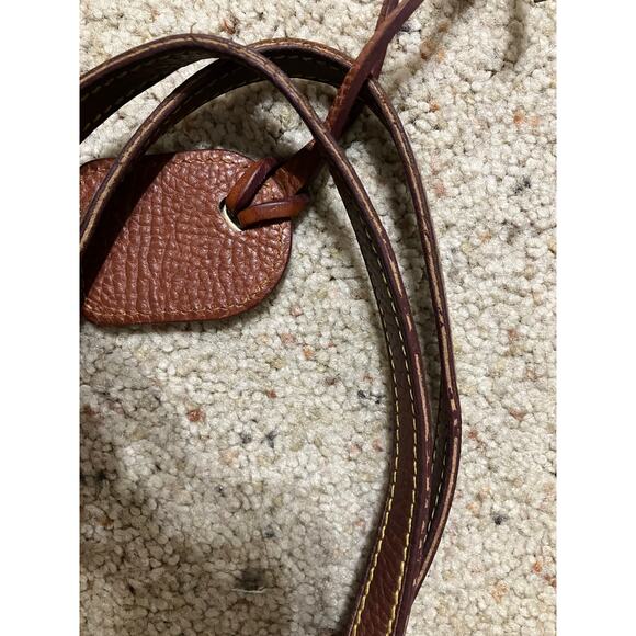 DOONEY & BOURKE BLACK NYLON BROWN LEATHER SHOULDER BAG ASIS - Picture 16 of 16